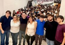 «Nacho» Moroni consolida el armado juvenil libertario en Lanús con la mira puesta en 2027