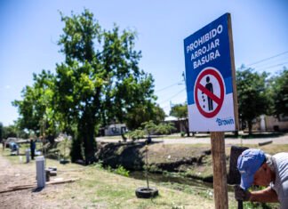 Almirante Brown transformó otro microbasural en un nuevo espacio verde
