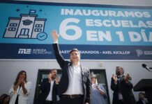 En Ezeiza: Kicillof inauguró seis escuelas y apuntó contra el freno a la obra pública nacional