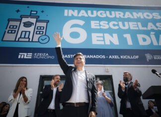 En Ezeiza: Kicillof inauguró seis escuelas y apuntó contra el freno a la obra pública nacional