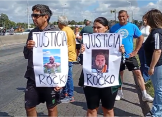 Corte parcial en Ruta 4: El pedido de justicia por «Rocko» se topa con un fuerte operativo de seguridad