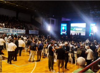 Consolidación Argentina debutó en Lanús con un acto federal… pero sin Dante Gebel