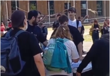 «Fuera el negacionismo de la UNLa»: Estudiantes y docentes repudiaron la presencia de militantes libertarios