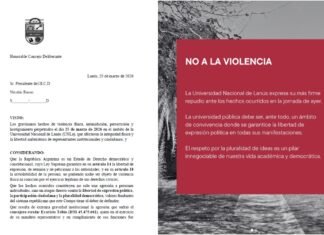 Conflicto en la UNLa: LLA Lanús presenta un pedido de repudio en el HCD mientras la Universidad investiga las agresiones
