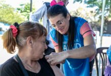 Almirante Brown avanza con la campaña de vacunación antigripal