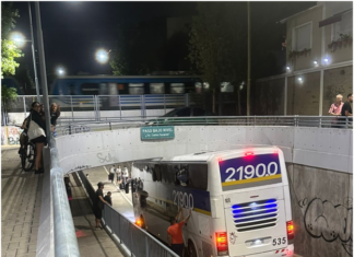 Escándalo en Banfield: Represión policial y el micro de Chaco For Ever atrapado en el túnel Rincón-Vieytes