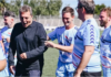 Fútbol, política y estrategia: Sergio Massa reapareció en San Vicente junto a los intendentes de la región