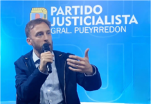 Otermín en Mar del Plata: «A Cristina el poder la secuestró para que no pueda ser candidata»