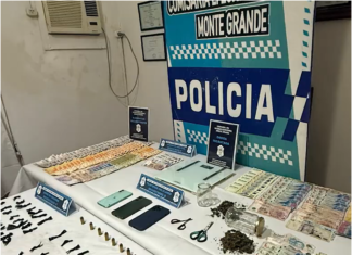 Monte Grande Sur: desarticulan punto de venta de drogas y detienen a dos hombres