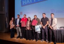 Cooperativismo en Lanús: Onorato, Moya, Aguilar, Micele y Balladares en el lanzamiento de la “Clínica de Cumplimiento Participativo”