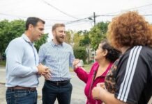 “El Diego nos une”: Federico Otermín y Julián Álvarez presentaron las obras de remodelación de la calle Lynch