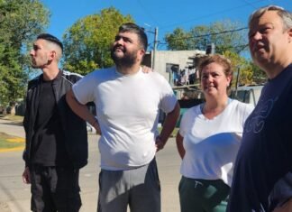 Cascallares participó de una jornada comunitaria en Ministro Rivadavia