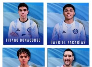 Con cuatro jugadores de Lomas, comienza la primera Copa Tango de Goalball internacional en Buenos Aires
