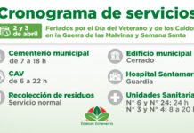Echeverría: Cronograma de servicios durante los próximos feriados
