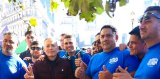 Fernando Gray en la marcha de la CGT: «Es un Día del Trabajador sin trabajo»