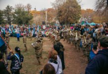 Con una gran fiesta patria, Almirante Brown celebró un nuevo aniversario de la Revolución de Mayo