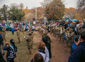 Con una gran fiesta patria, Almirante Brown celebró un nuevo aniversario de la Revolución de Mayo