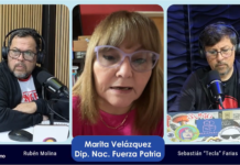 Diputada Marita Velázquez: «Estoy segurísima de que el peronismo vuelve»