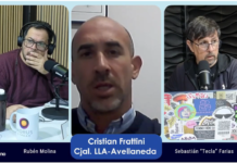 Cristian Frattini de cara al armado libertario en Avellaneda: «La única forma de ganar en un distrito ultraperonista es con una gran unidad opositora»