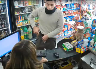 El «poliladrón» de la 9 de Julio: un robo a cara descubierta conmociona al centro de Lanús