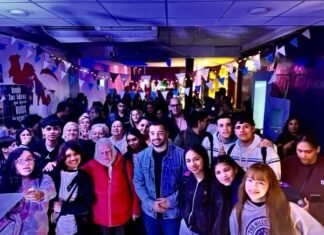 Militancia y memoria: Agustín Balladares y Carmen Arias encabezaron un encuentro con vecinos en Lanús