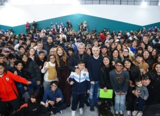 Jorge Ferraresi, Magdalena Sierra y Andrés Larroque inauguraron obras en la sede Maciel del programa Envión