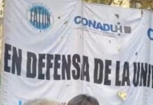 Jorge Calzoni desde la Marcha Universitaria: «Se pierde la perspectiva de futuro si se sigue desfinanciando»