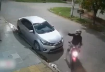 Casi los atrapan: Delincuentes pierden la moto pero escapan tras balacera en Lanús