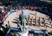 Emotiva celebración del «Día del Himno Nacional» en Almirante Brown