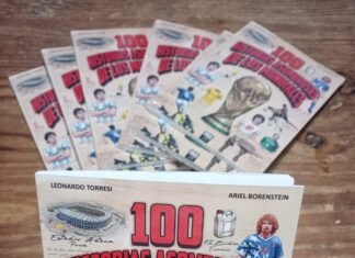 Dos periodistas de la región presentan en Temperley “100 historias asombrosas de los mundiales”