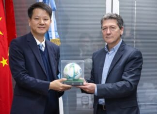 Avellaneda y la ciudad china de Dongguan afianzan lazos para impulsar el comercio, la cultura y el fútbol