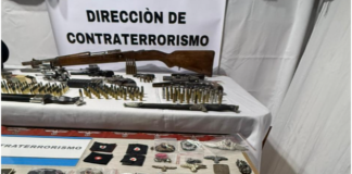 Arsenal nazi en Avellaneda: Vendía uniformes históricos por Facebook y tenía un búnker militarizado