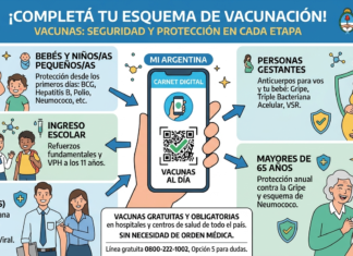 Calendario de Vacunación: ¿Por qué es clave revisar nuestro carnet aunque nos sintamos sanos?