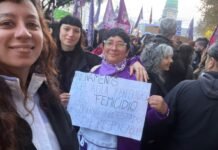 Desde el Ni Una Menos, Analía Cabral (PTS) llamó a la organización obrera en Esteban Echeverría: «El ajuste de Milei también es violencia»