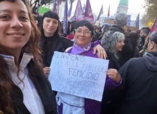 Desde el Ni Una Menos, Analía Cabral (PTS) llamó a la organización obrera en Esteban Echeverría: «El ajuste de Milei también es violencia»