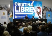 Contundente acto del PJ de Lomas a un año del fallo contra Cristina: “La consigna de ‘Cristina libre’ es un pacto con el futuro”
