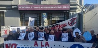 Lanús: El Concejo Deliberante aprobó una ordenanza en rechazo a la privatización de AySA