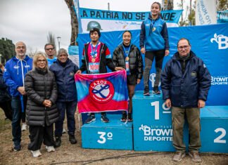 Una multitud participó de la Carrera «Soberanía y Memoria» organizada por los ex combatientes y el Municipio de Brown