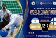 ¡Histórico! Con presencia lomense, «Los Topos» se metieron entre los ocho mejores del Mundial de Goalball en China