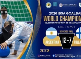 ¡Histórico! Con presencia lomense, «Los Topos» se metieron entre los ocho mejores del Mundial de Goalball en China