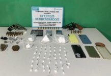 Desbaratan búnker en Sarandí: desalojan propiedad usurpada y detienen a una pareja con armas y drogas