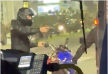 Violencia extrema y «zona liberada» en Lanús: motochorros robaron, dispararon en plena avenida Yrigoyen y se dieron a la fuga