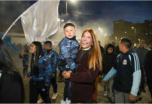 Magdalena Sierra inauguró obras en un club y en un polideportivo municipal de Villa Corina
