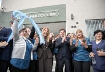 Kicillof y Sierra inauguraron un nuevo Centro de Cuidado Familiar y Comunitario en Avellaneda