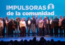 Otermín y Vilar presentaron el programa Impulsoras de la Comunidad