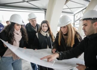 Avellaneda: Magdalena Sierra recorrió obras en marcha