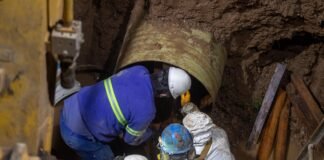 AySA finalizó la reparación de una cañería clave en Temperley y el servicio comenzará a normalizarse gradualmente