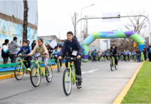 Avellaneda sobre ruedas: la intendenta Magdalena Sierra entregó más de 4.500 bicicletas a estudiantes locales