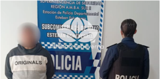 Detuvieron en Monte Grande a dos motochorros tras asaltar a un ciclista