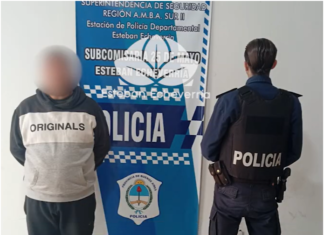Detuvieron en Monte Grande a dos motochorros tras asaltar a un ciclista